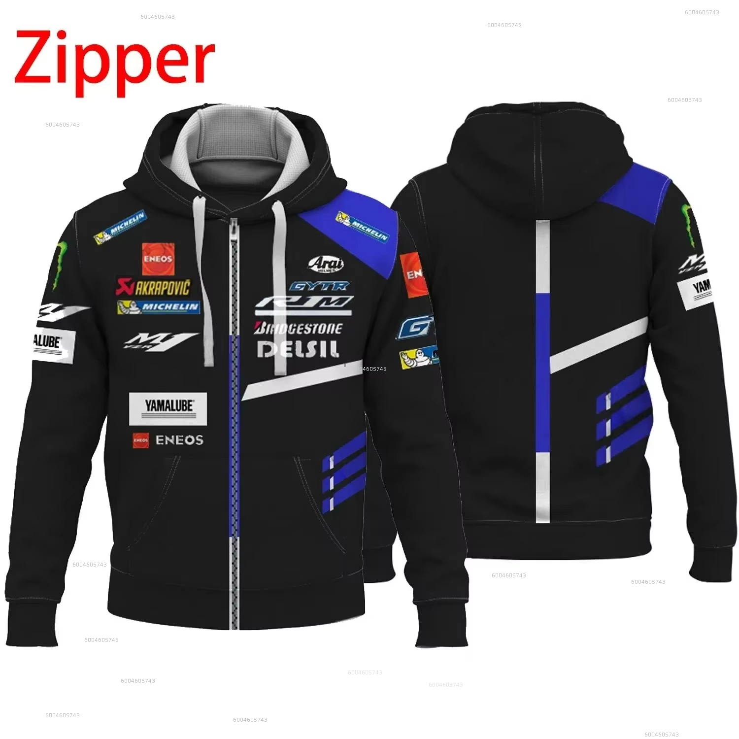 Motorcycle Gear Full Suit - Sudadera con Capucha Yamaha M1 Racing