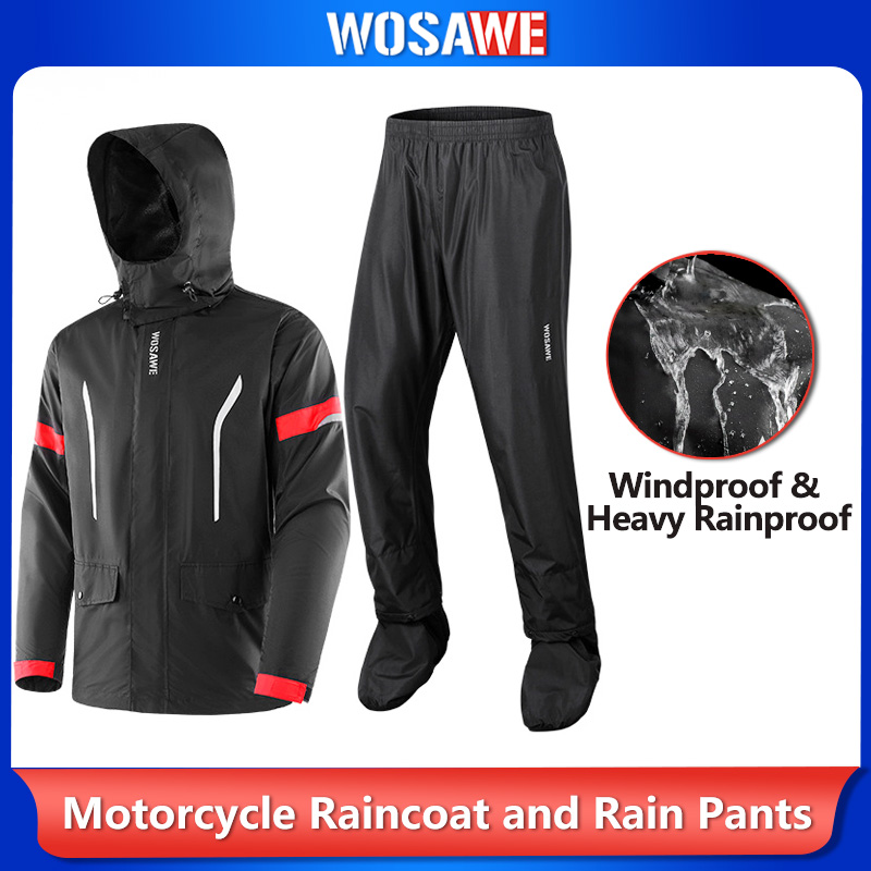 Motorcycle Gear Full Suit - Traje de Lluvia para Motocicleta WOSAWE