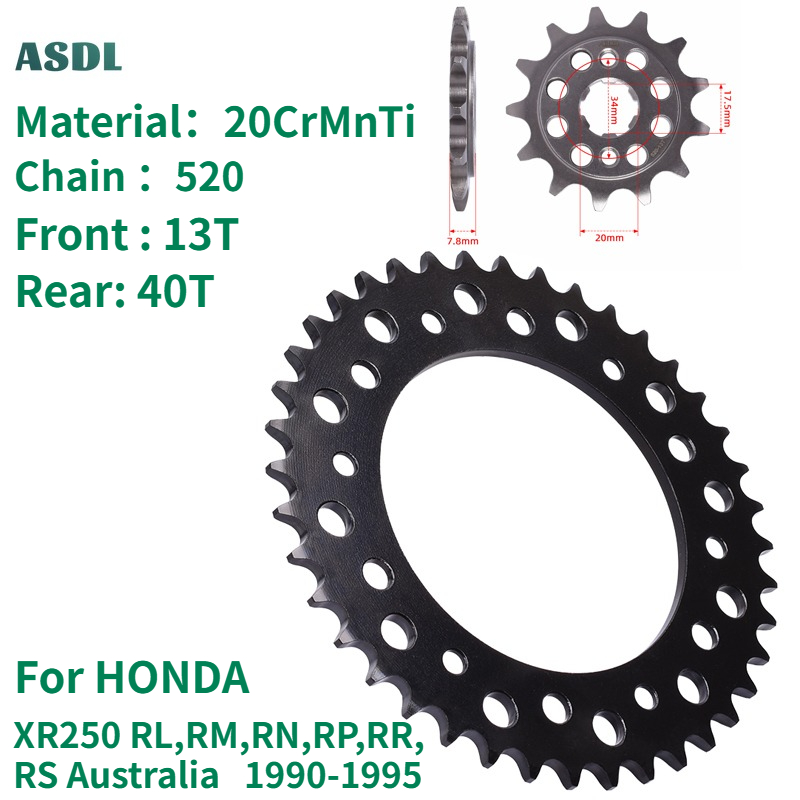 Motorcycle Gear Australia - Piñones Delanteros y Traseros para Motocicleta