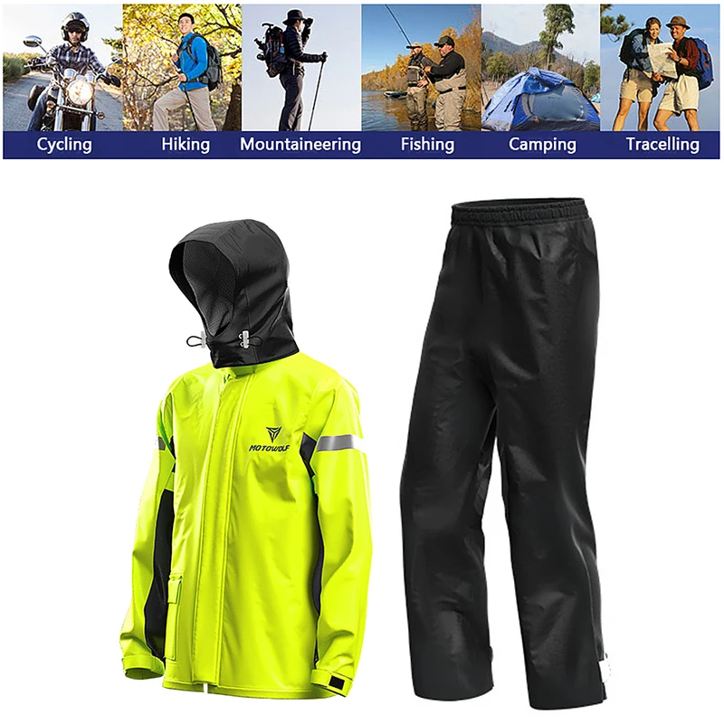 Traje Impermeable para Motocic - Motorcycle Gear Full Suit reseña y precio