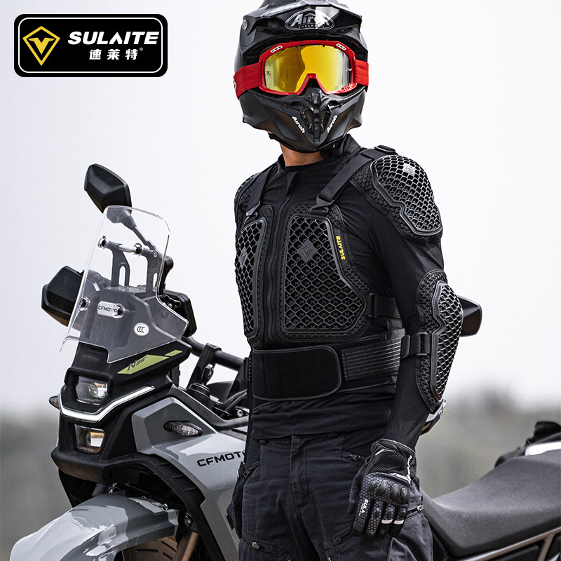 SULAITE-Conjunto de chaqueta y - Motorcycle Gear Full Suit reseña y precio
