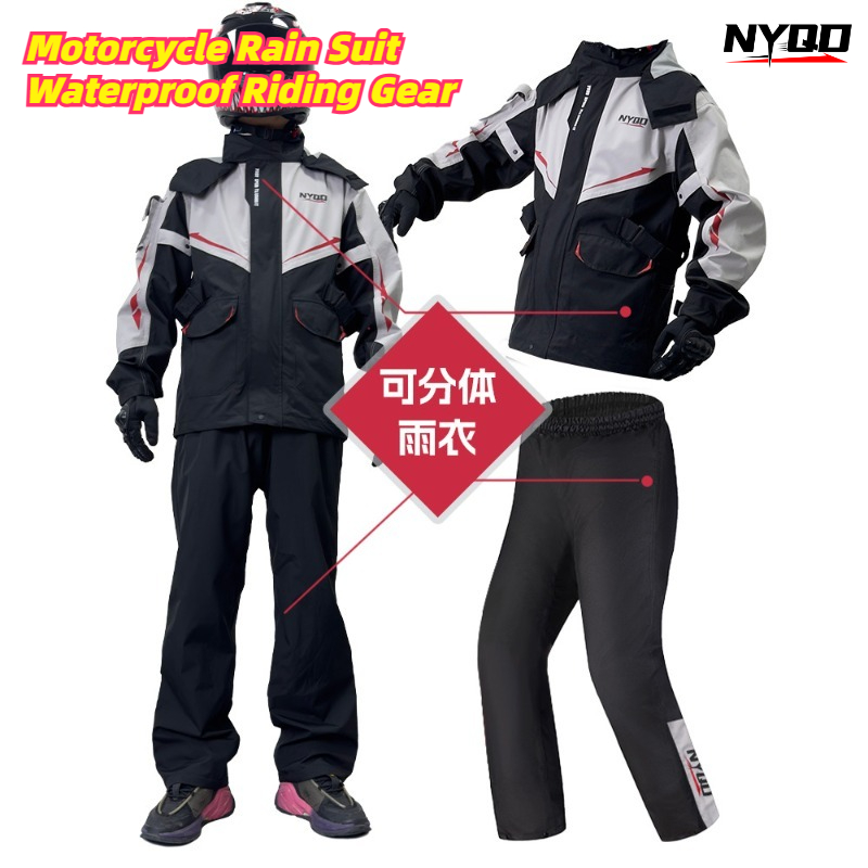 Traje Impermeable para Motocic - Motorcycle Gear Full Suit reseña y precio